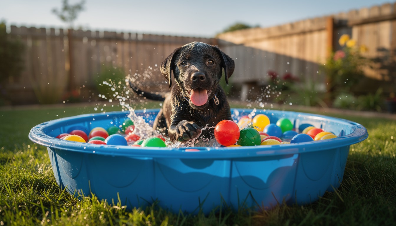 Free Pool Party Pup Image - Dog, Labrador, Retriever | Download at ...