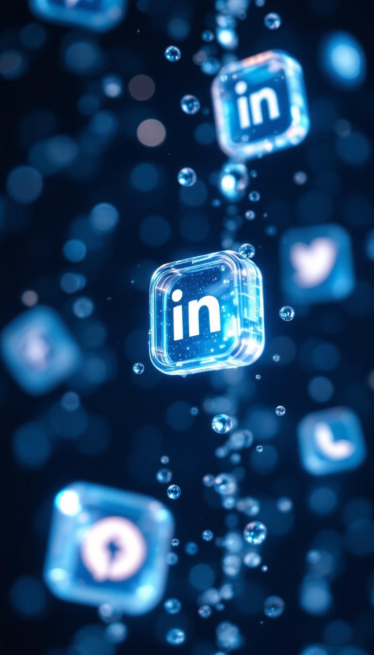 Free LinkedIn Icons Float Image - Linkedin, Networking, Professional ...