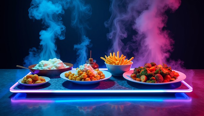 Free Neon Culinary Theater Image - Cyberpunk, Neon, Cuisine | Download ...