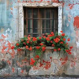 Free Blooming Window Beauty Image - Window, Flowers, Red | Download at ...