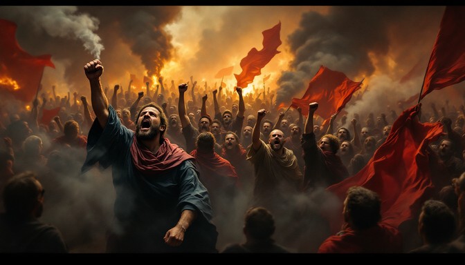 Free Blood-Red Revolution Image - Revolution, Gothic, Silhouettes ...