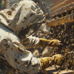 Free Beekeeper at work Image - Beekeeping, Apiary, Bees | Download at ...
