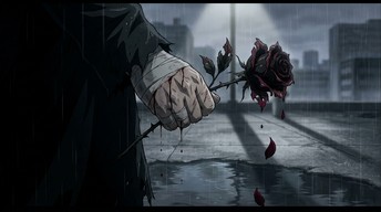 Free Bleeding Rose Sorrow Image - Rose, Hand, Gothic | Download at StockCake