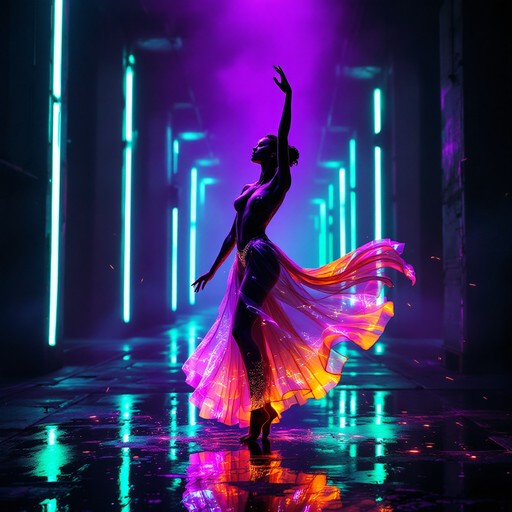 Free Neon Dance Dreams Image - Dancer, Neon, Cyberpunk | Download at ...