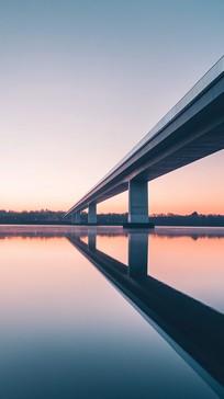 Free Sunset Bridge Reflection Image - Sunset, Bridge, Reflection ...