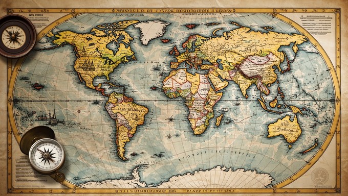 Free Antique World Map Image - Vintage, Antique, Map | Download at ...