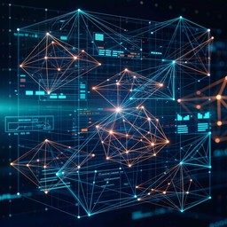 Free Digital Network Visualization Image - Technology, Data, Network ...