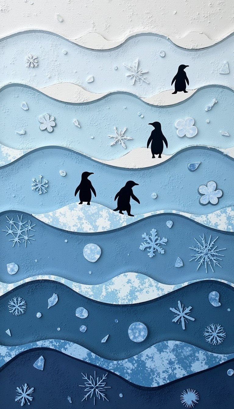 Free Arctic Blue Waves Image - Penguins, Arctic, Blue | Download at ...