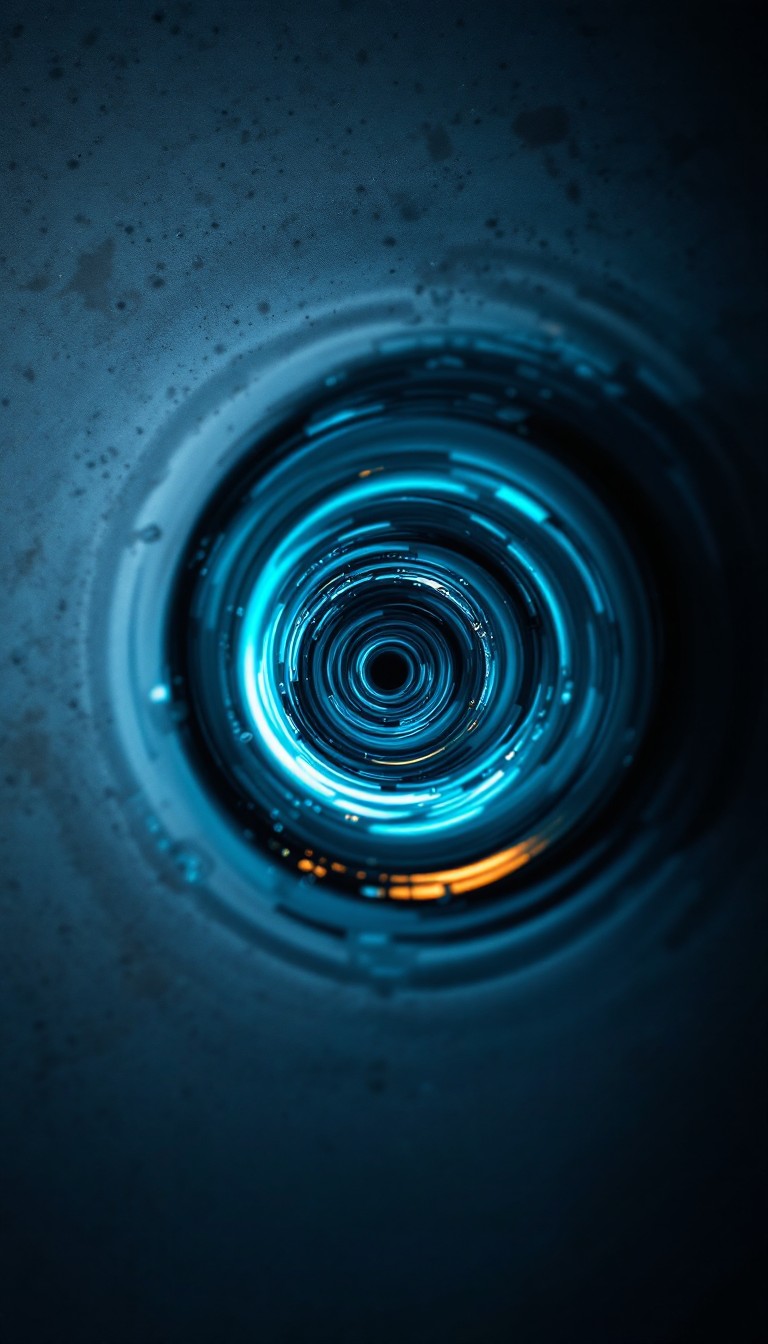 Sink Type Vortex With Background Rotation Free Spiraling Water Vortex Image - Water, Drain, Spiral | Download at ...