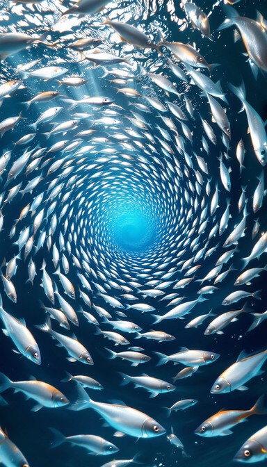 Gleaming Fish Free Spiraling Fish Vortex Image - Underwater, Fish, Spiral | Download ...
