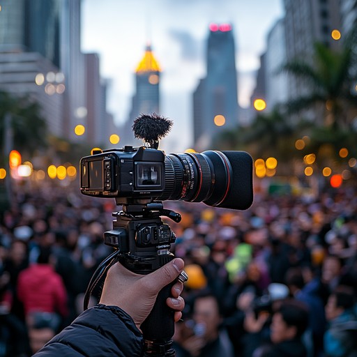Free Camera captures crowd Image - Camera, Crowd, City | Download at ...