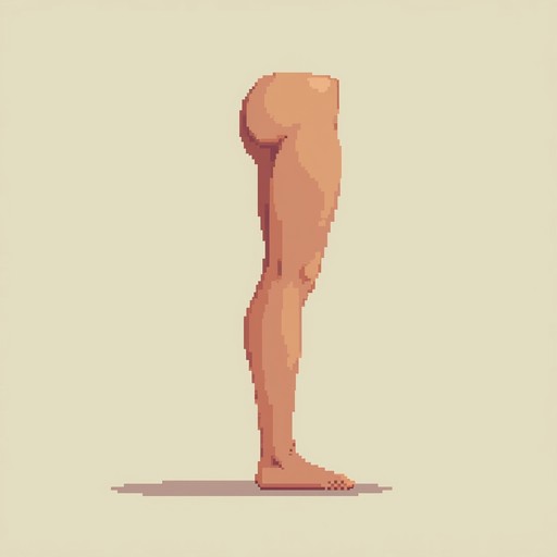 Free Pixel Leg Stance Image - Leg, Pixel, Minimalist | Download at ...