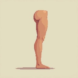 Free Pixel Leg Stance Image - Leg, Pixel, Minimalist | Download at ...