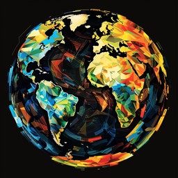 Free Colorful World Map Image - Abstract, World, Map | Download at ...