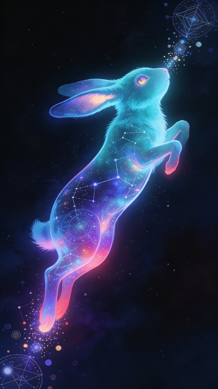 Free Cosmic Rabbit Ascends Image - Rabbit, Bunny, Cosmic | Download at ...