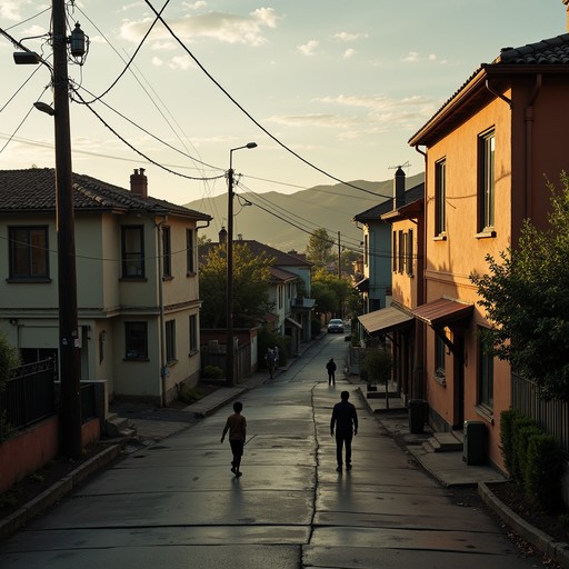 Quiet Rivers Street Free Quiet hillside street Image - Street, Neighborhood, Golden ...