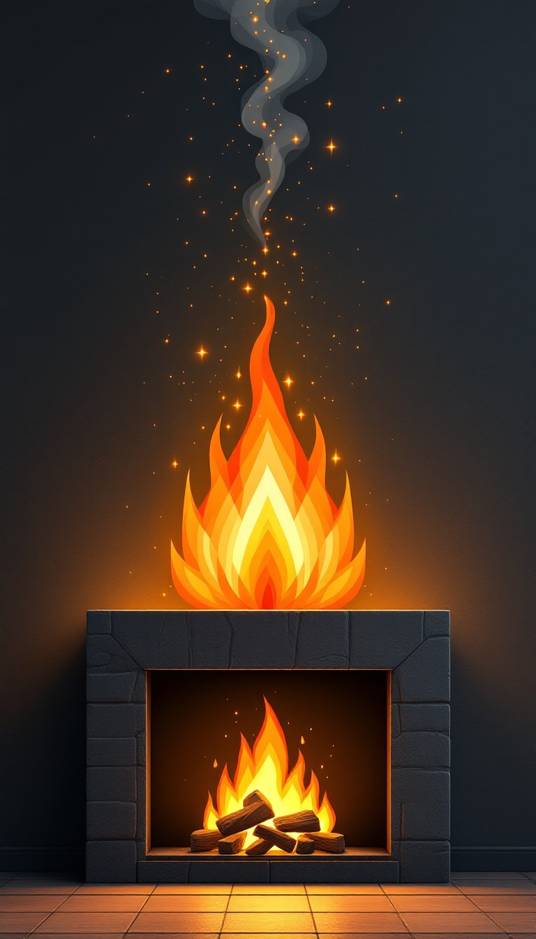 Free Cozy Fireplace Warmth Image Fireplace Flames Cozy Download