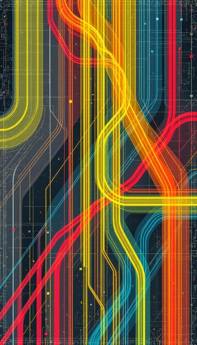 Free Neon Transit Flows Image - Transit, Geometric, Neon | Download at ...