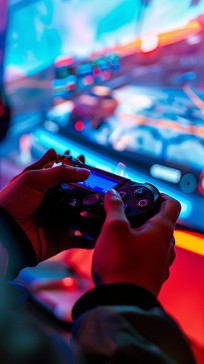 Free Gaming Controller Action Image - Gaming, Arcade, Neon | Download ...