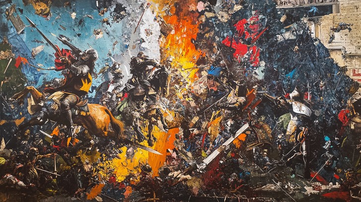 Free Vivid Battle Art Image - Abstract, Art, Battle | Download at StockCake
