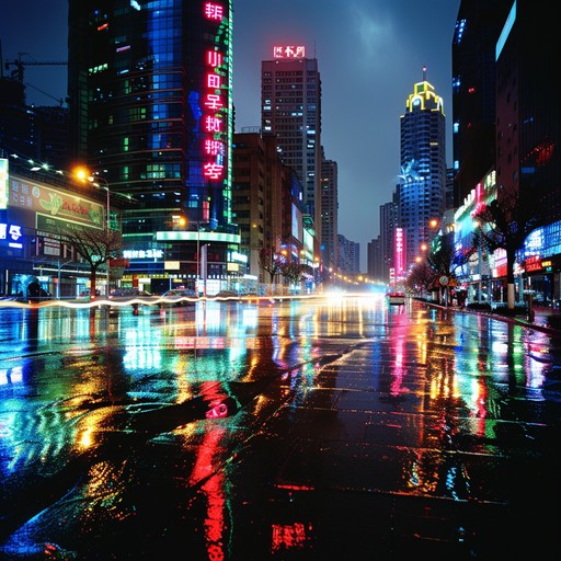 Free Rainy city night Image - City, Night, Rain | Download at StockCake