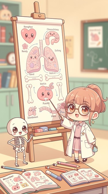 Download Kawaii Anatomy Lesson Image - Chibi, Kawaii, Anime | StockCake
