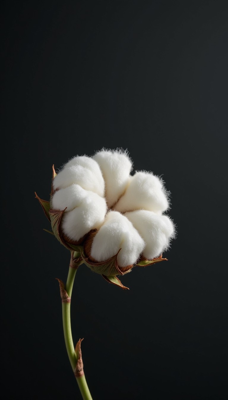 Free Luminous Cotton Boll Image - Cotton, Botanical, Minimal | Download ...