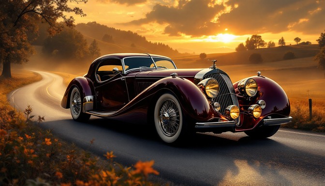 Free Vintage Sunset Drive Image - Vintage, Sunset, Classic | Download ...