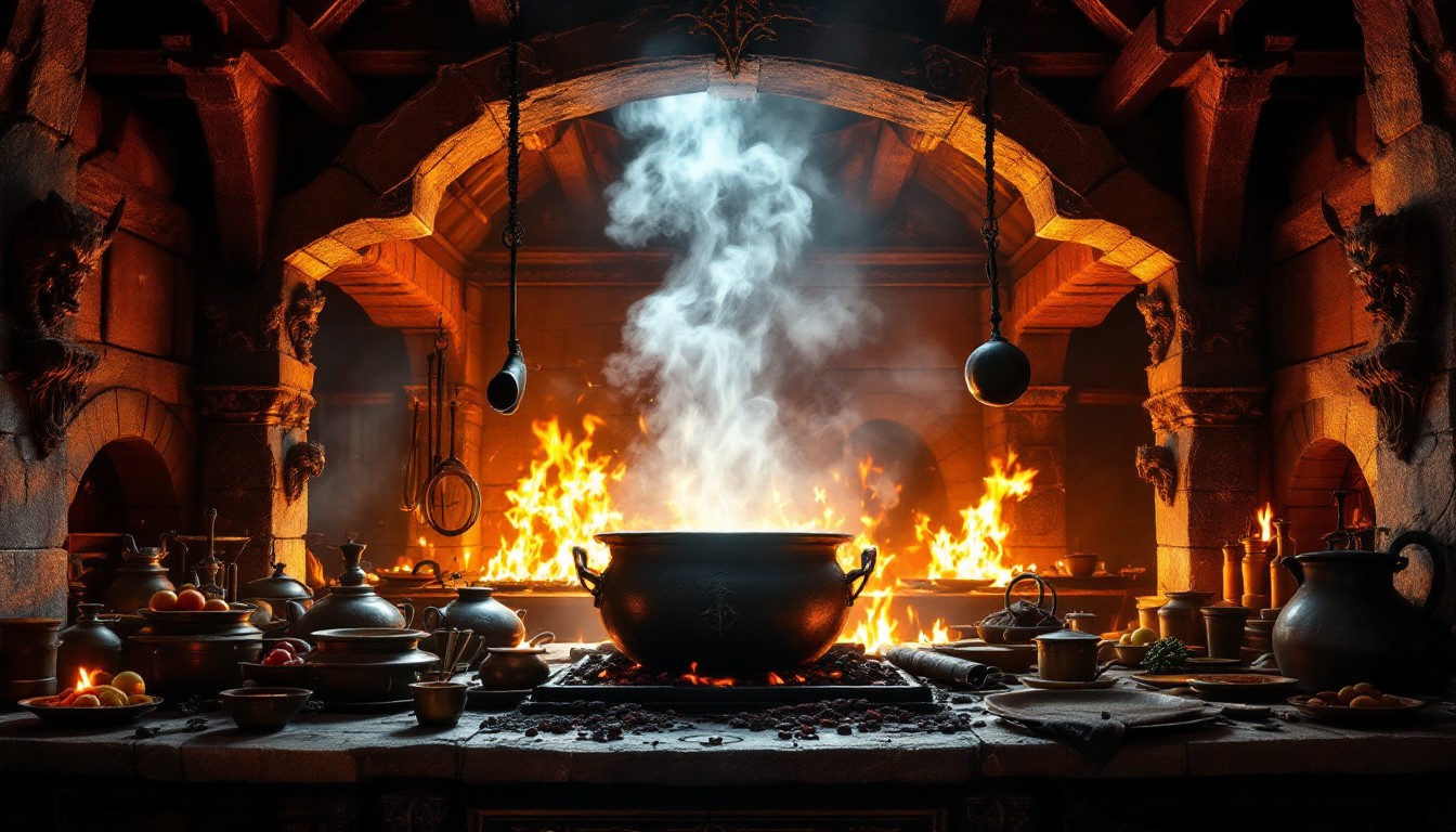 Free Medieval Kitchen Magic Image - Medieval, Gothic, Cauldron ...