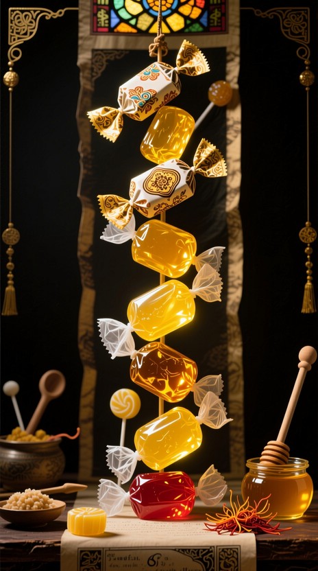 Free Golden Candy Cascade Image - Candy, Amber, Golden | Download at ...