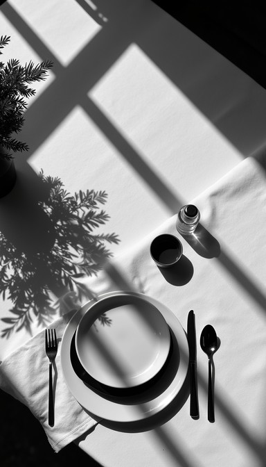 Shading Silverware Free Shadows and Silver Image - Minimal, Elegant, Christmas | Download ...