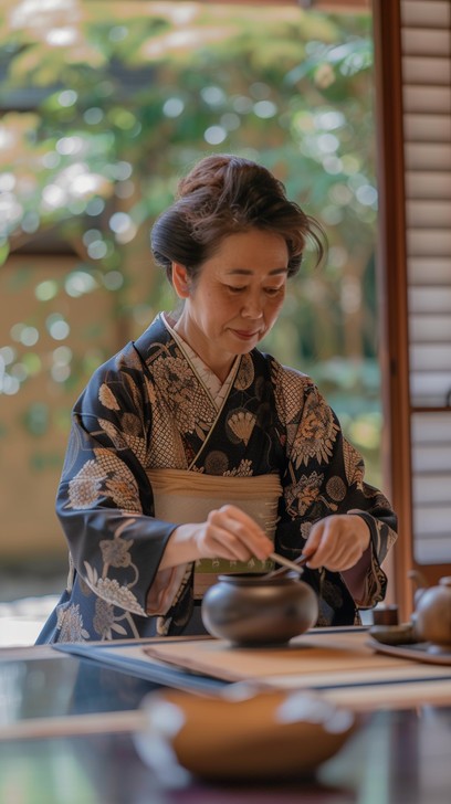 Free Traditional tea ceremony Image - Woman, Kimono, Tea | Download at ...