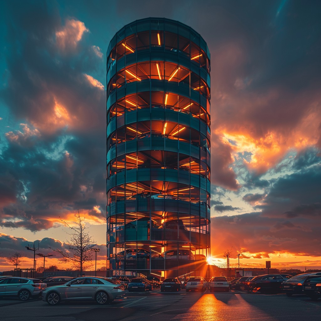 Free Sunset Skyscraper Glow Image - Sunset, Skyscraper, Architecture ...