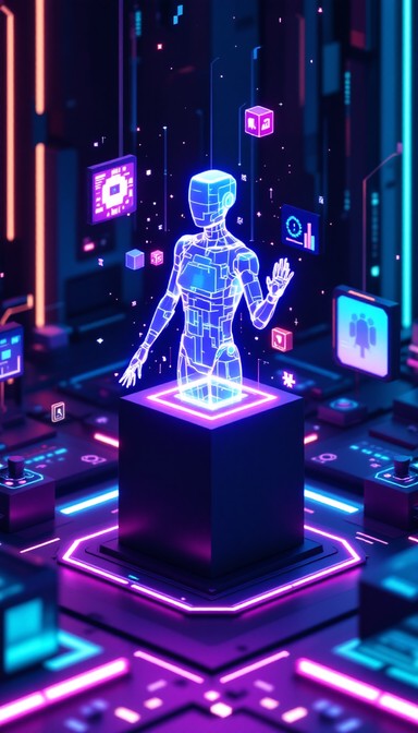 Free Holographic AI Assistant Image - Holographic, Ai, Assistant ...