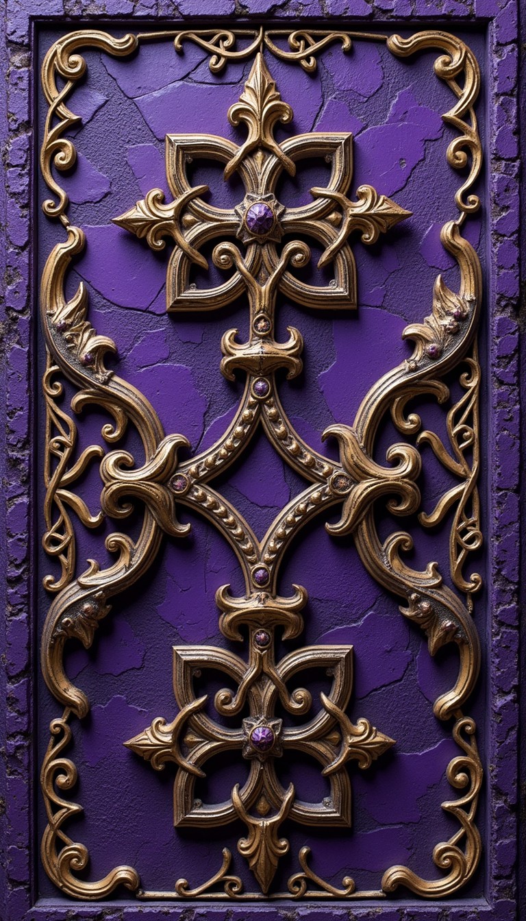 Purple Got Pattern Free Royal Gothic Pattern Image - Gothic, Medieval, Purple | Download ...