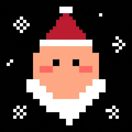 Free Pixel Santa Icon Image - Pixel, Santa, Christmas | Download at ...