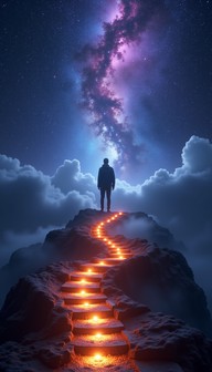 Free Pathway To Infinity Image - Cosmic, Silhouette, Journey | Download ...