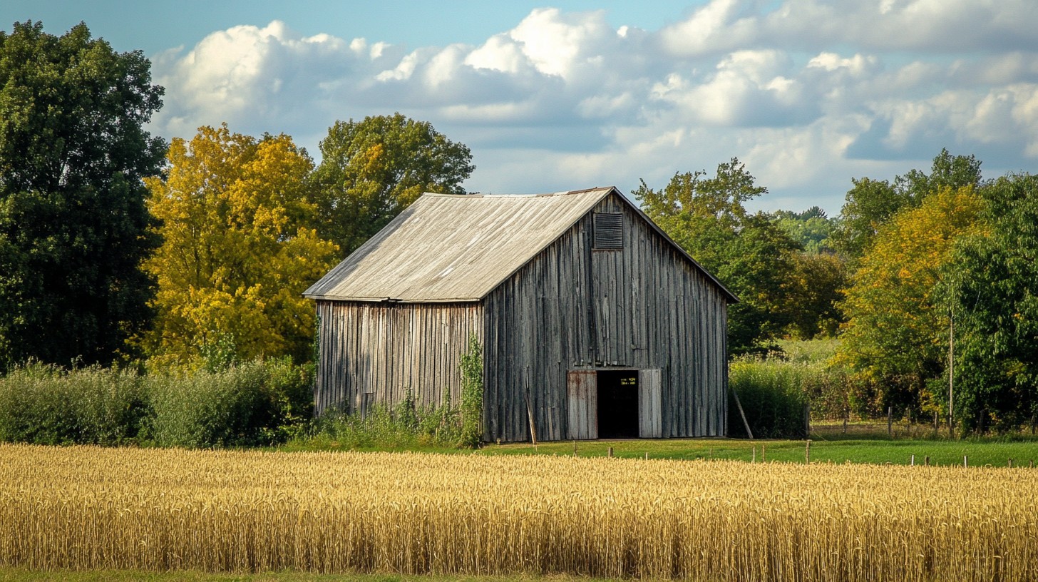Free Rustic Barn Scene Photo - Barn, Rustic, Field | Download at StockCake