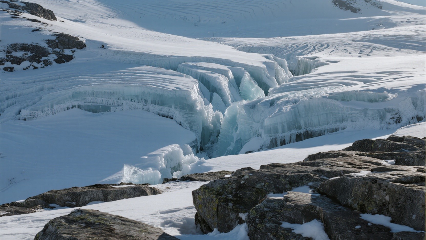 Frozen Rolling Rocks Free Frozen Rock Formations Image - Glacier, Crevasse, Snow | Download ...