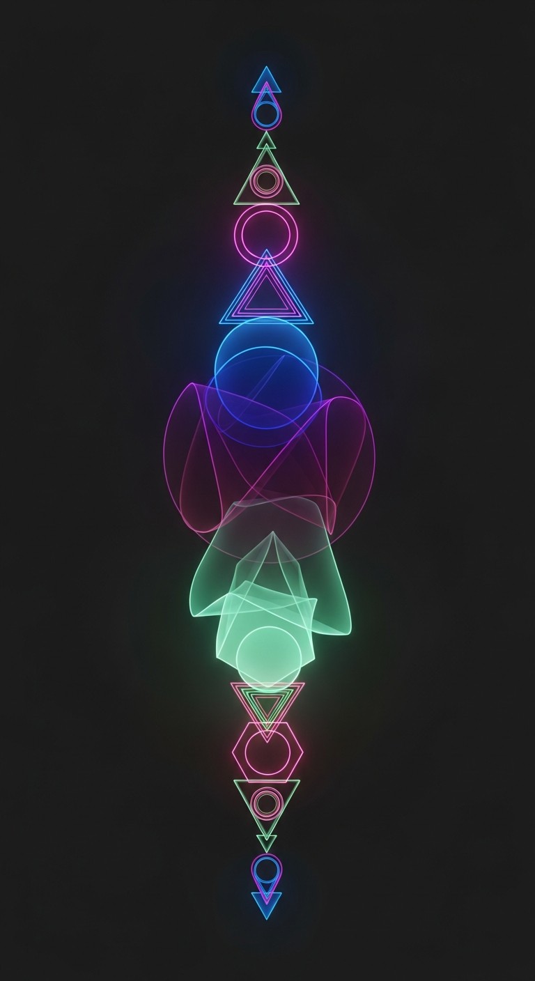 Geometry Neon Background Free Neon Sacred Geometry Image - Geometric, Neon, Glowing | Download ...