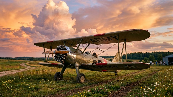 Free Vintage Biplane Flight Image - Vintage, Flight, Aviation ...
