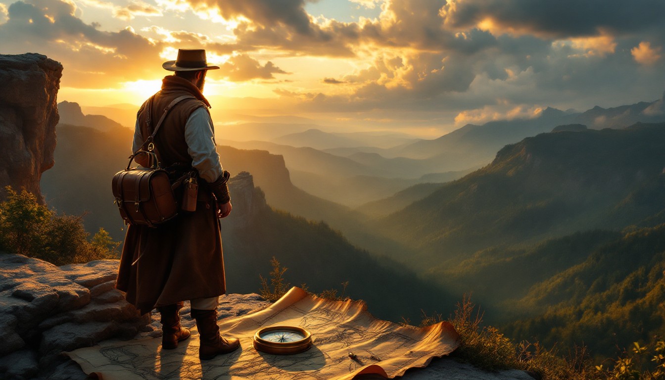 Free Explorer Surveys Wilderness Image - Adventure, Exploration ...