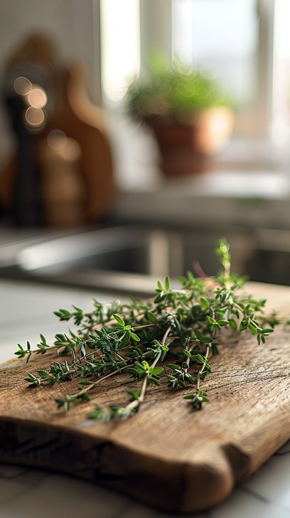 Free Fresh Thyme Sprigs Image - Thyme, Herbs, Kitchen | Download at ...