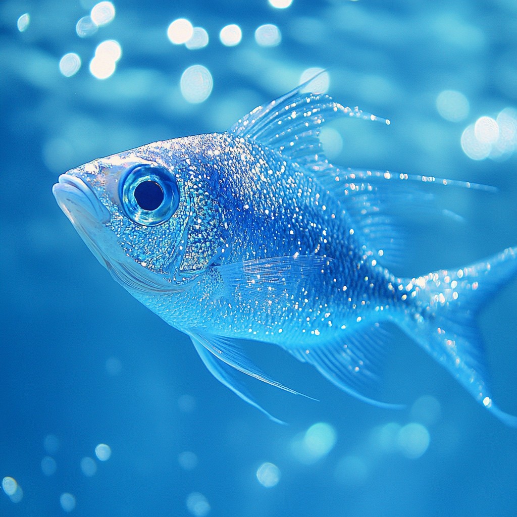 Free Glistening Blue Fish Image - Blue, Water, Fish | Download at StockCake