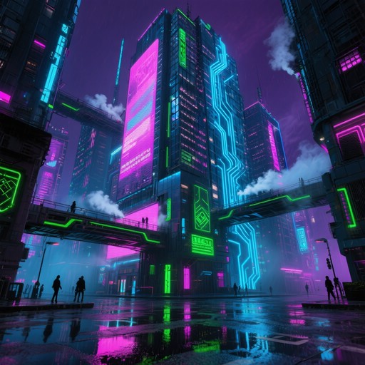 Download Neon Vertical Metropolis Image - Cyberpunk, Neon, Futuristic ...