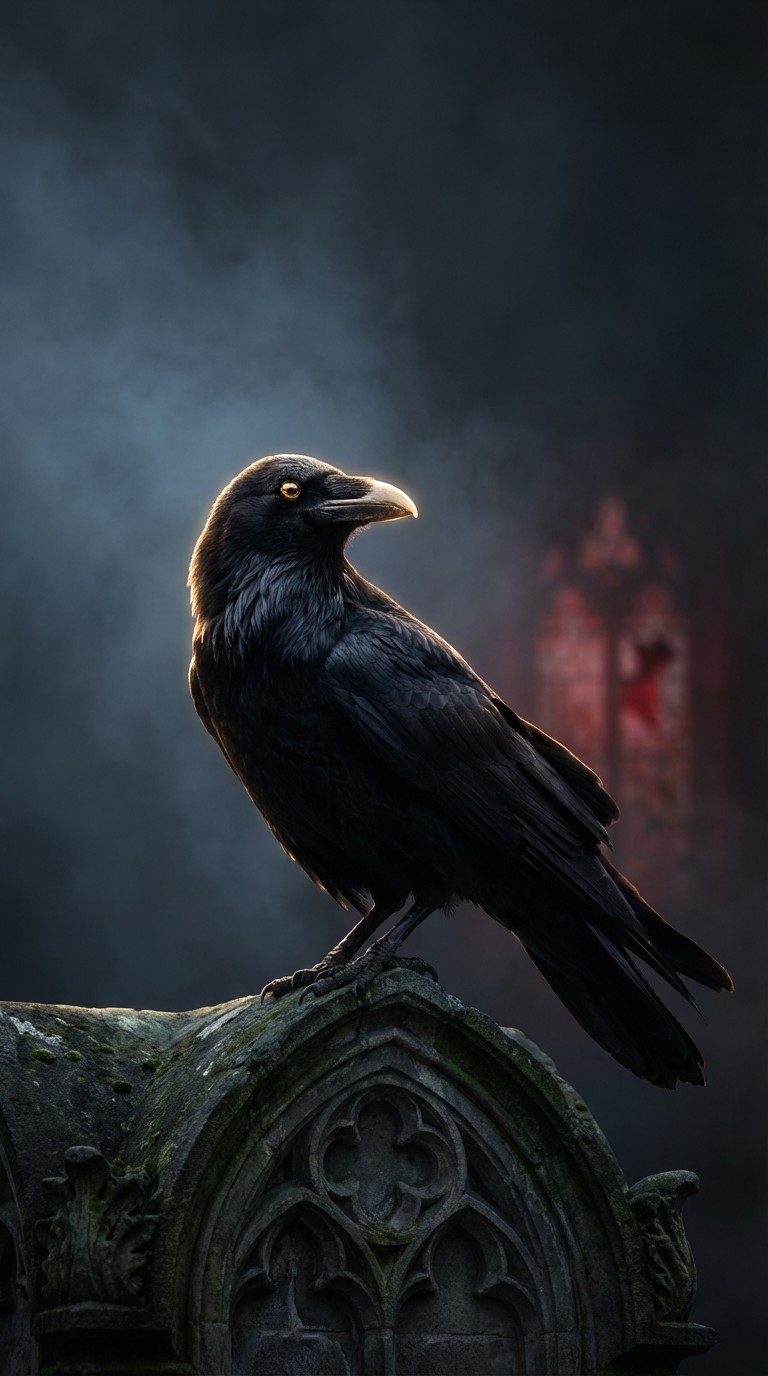 Free Gothic Raven Portrait Image - Raven, Gothic, Dark | Download at ...