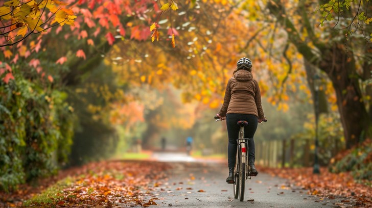 Free Autumn Bike Ride Image - Autumn, Cycling, Foliage | Download at ...