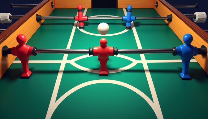 Free Competitive Foosball Action Image - Foosball, Tabletop, Game ...