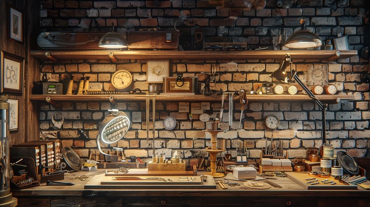 Free Vintage Watchmaker's Bench Image - Vintage, Watches, Craftsmanship ...