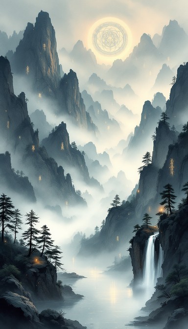 Free Mystical Mountain Mist Image - Mountains, Mystical, Watercolor ...